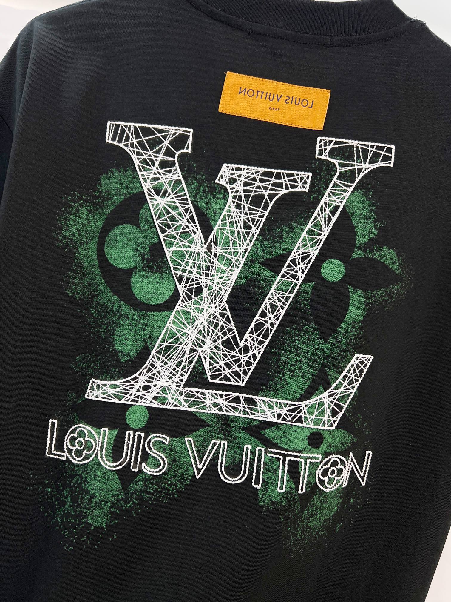 LOUIS VUITTON High Quality 320g Crew Neck Short Sleeve T-Shirt Style 8