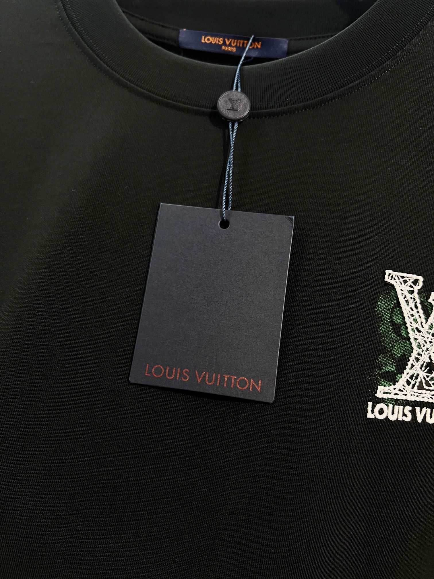 LOUIS VUITTON High Quality 320g Crew Neck Short Sleeve T-Shirt Style 8