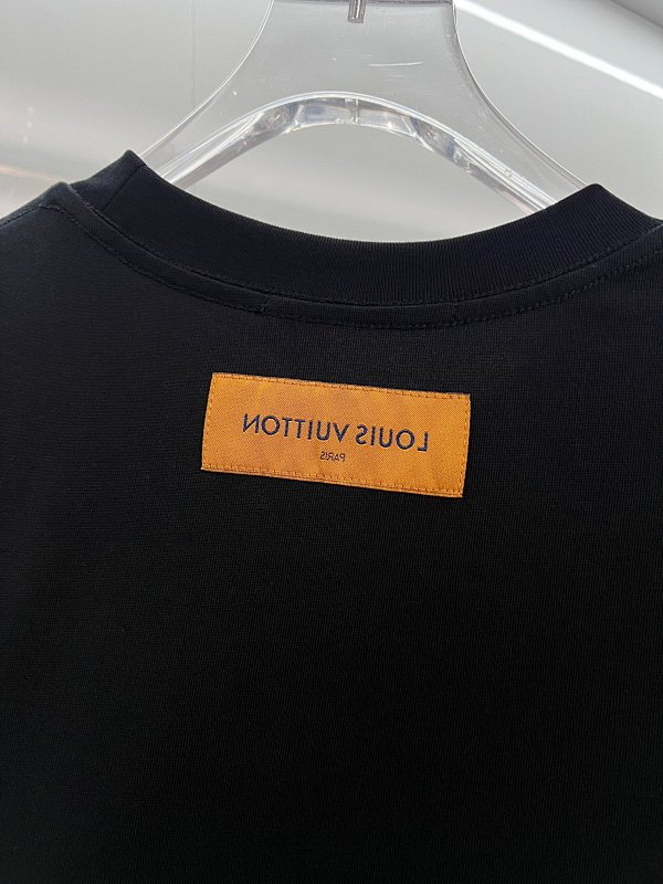 LOUIS VUITTON High Quality 320g Crew Neck Short Sleeve T-Shirt Style 9
