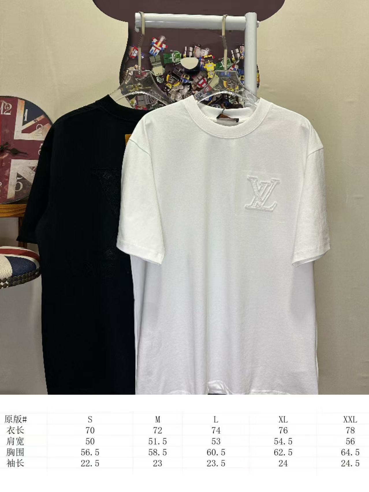 LOUIS VUITTON L26233 Short Sleeve T-Shirt Style 2