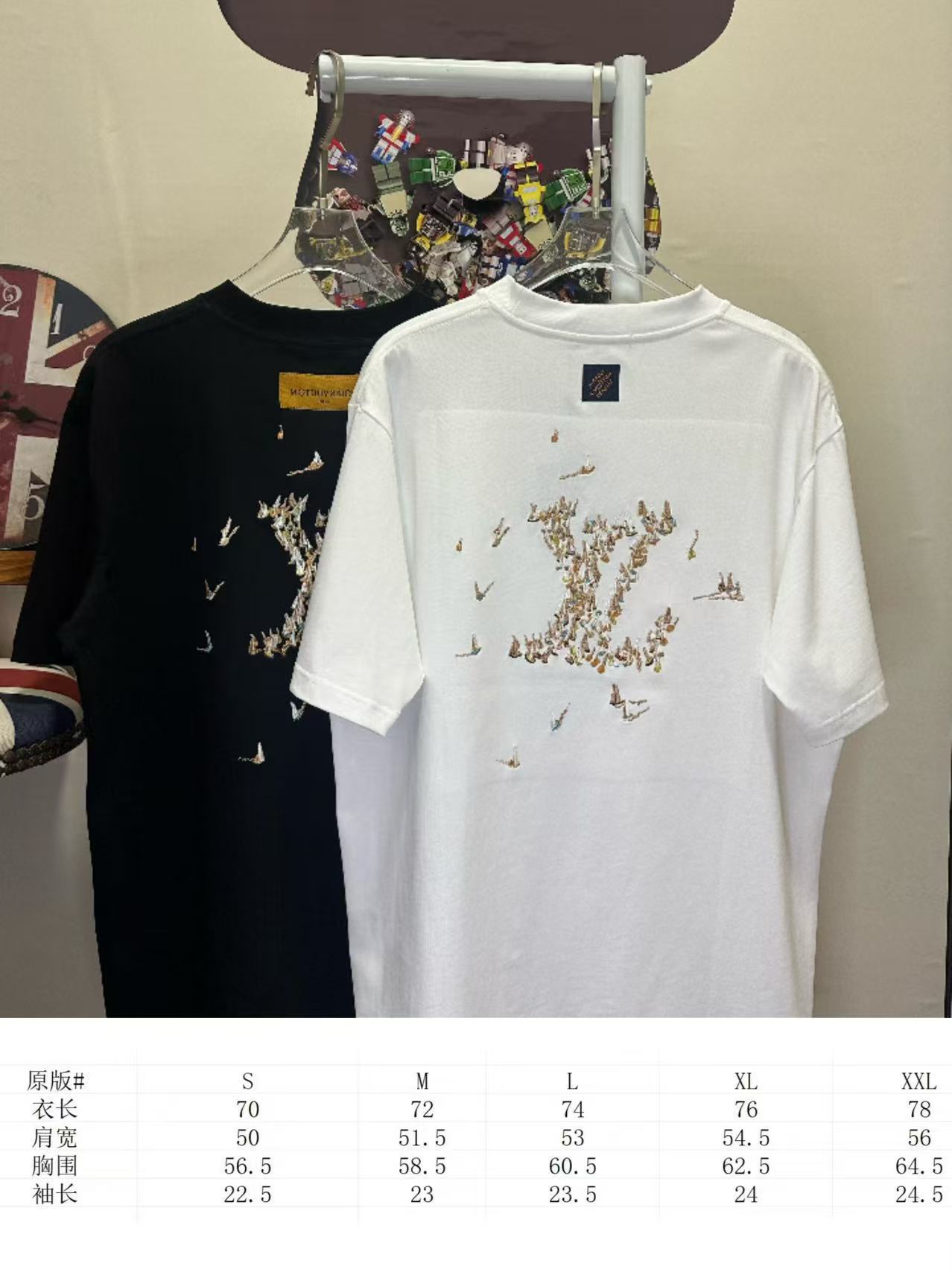 LOUIS VUITTON L26235 Short Sleeve T-Shirt Style 2