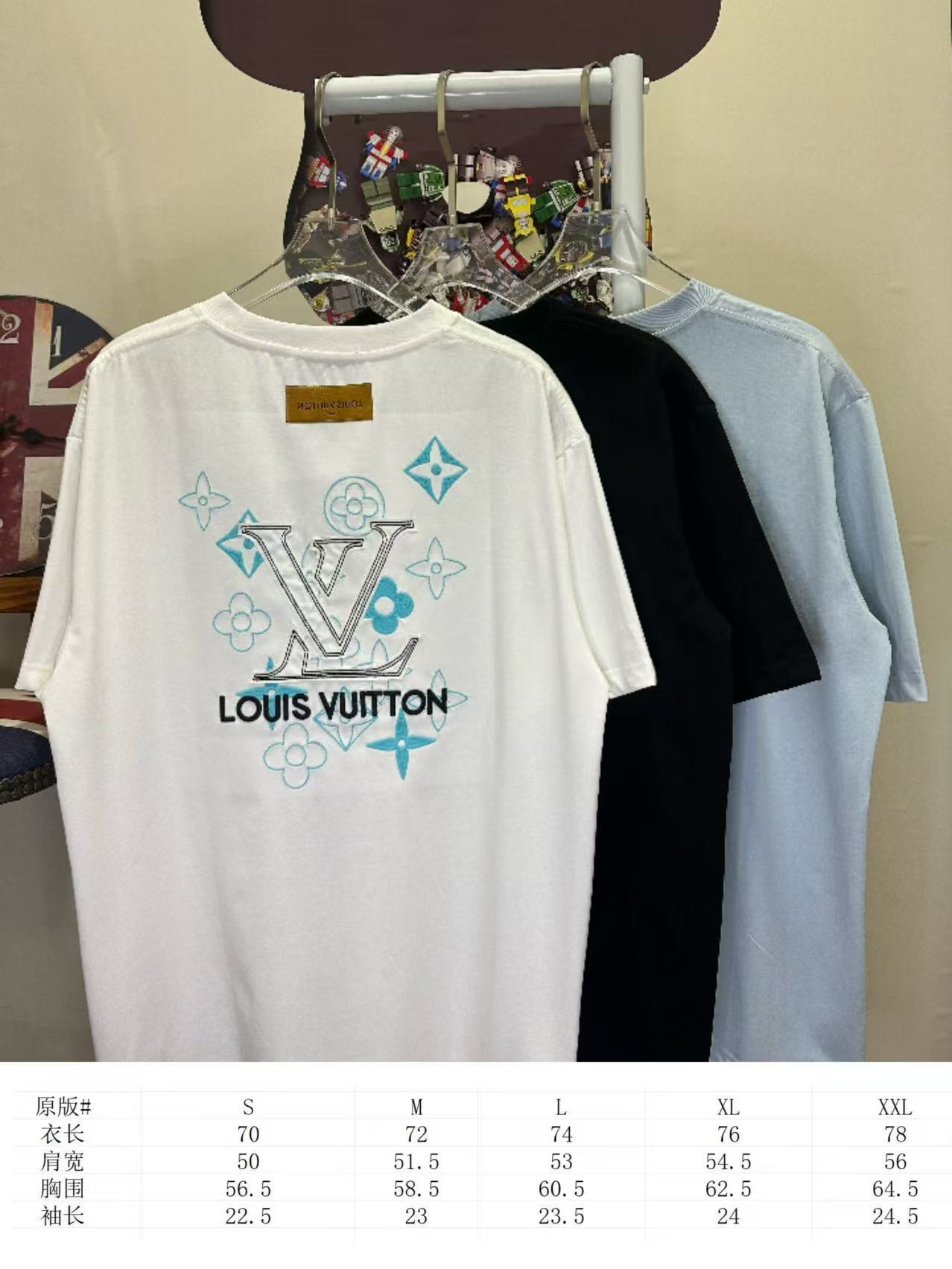 LOUIS VUITTON L26601 Short Sleeve T-Shirt Style 2