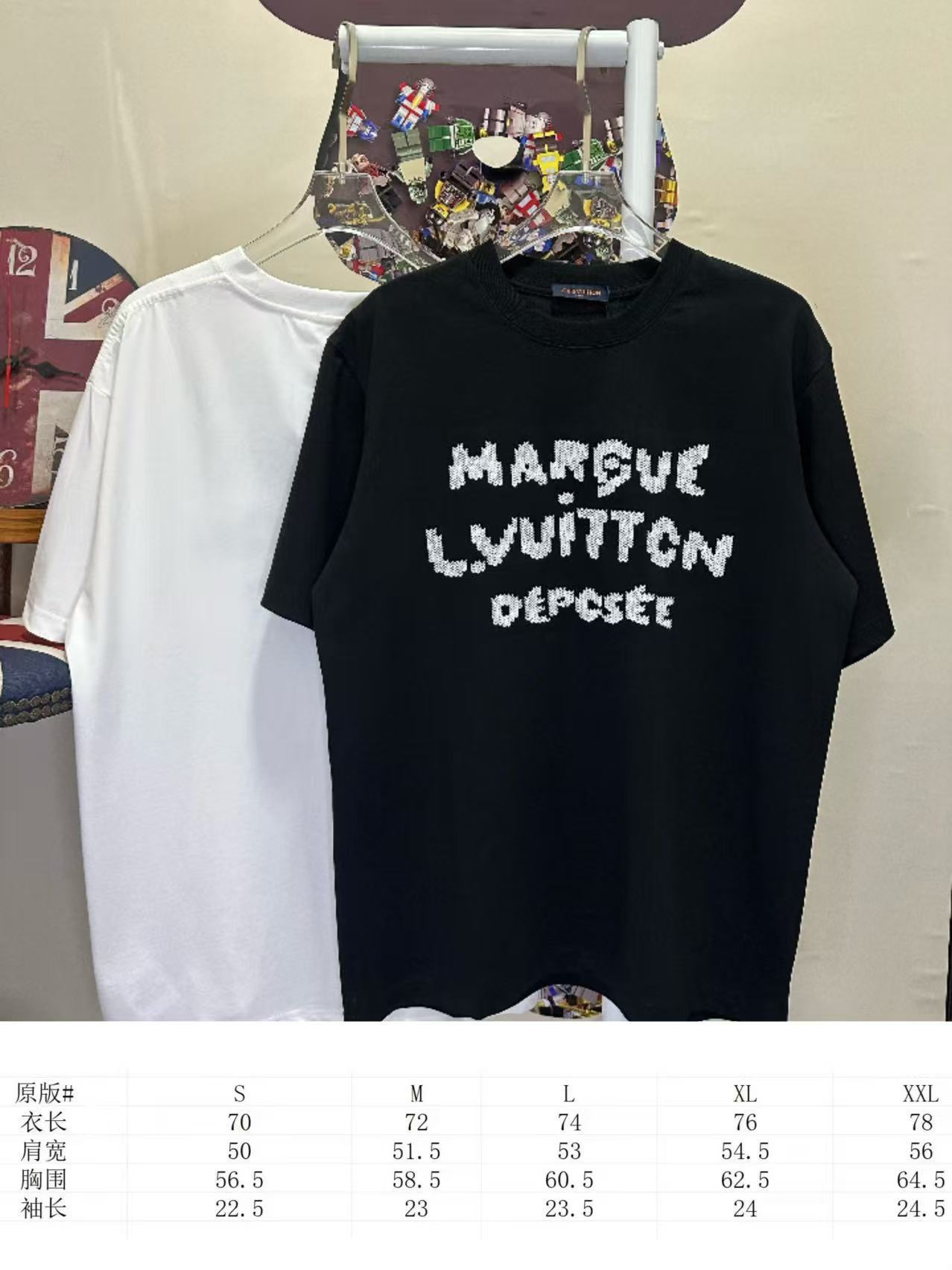 LOUIS VUITTON L26603 Short Sleeve T-Shirt Style 1