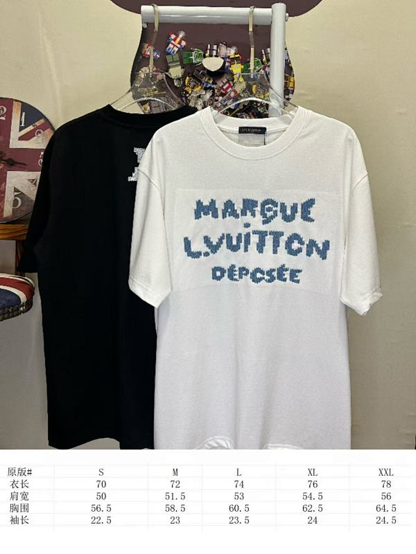 LOUIS VUITTON L26603 Short Sleeve T-Shirt Style 2