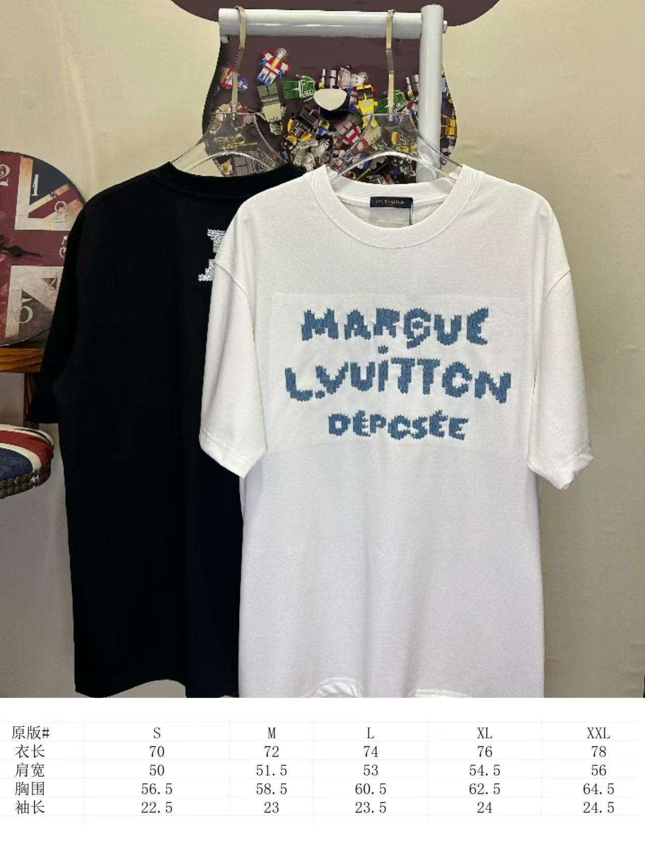 LOUIS VUITTON L26603 Short Sleeve T-Shirt Style 2