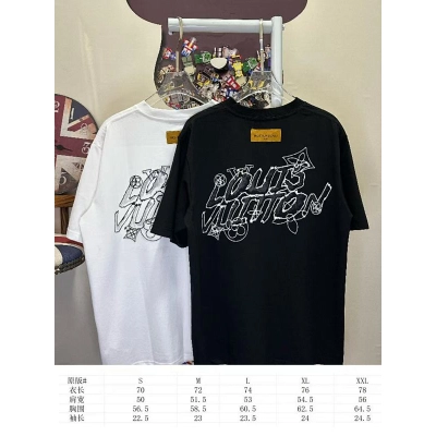 LOUIS VUITTON L26612 Short Sleeve T-Shirt Style 1 02