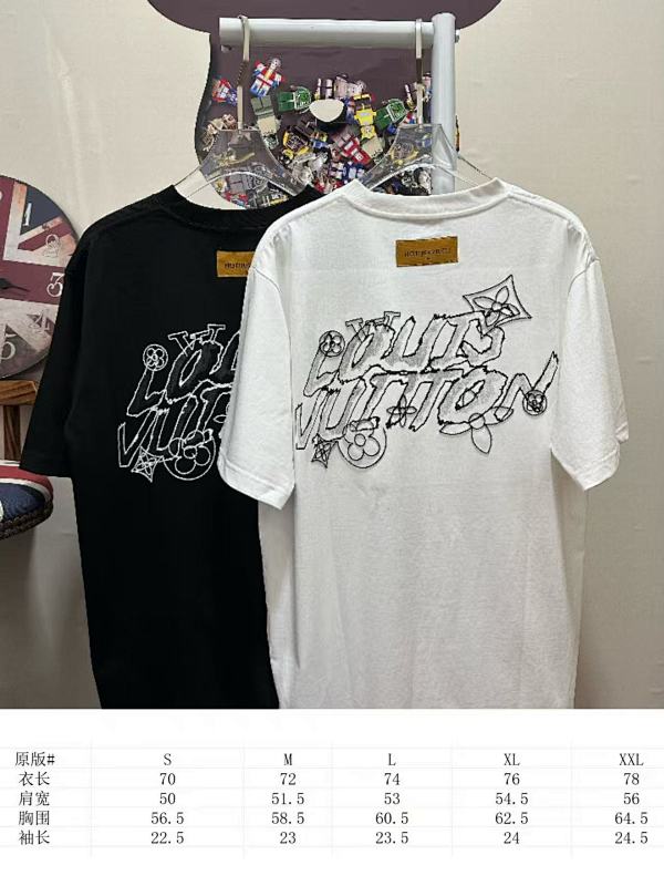 LOUIS VUITTON L26612 Short Sleeve T-Shirt Style 2