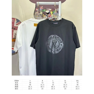LOUIS VUITTON L26615 Short Sleeve T-Shirt Style 1 02