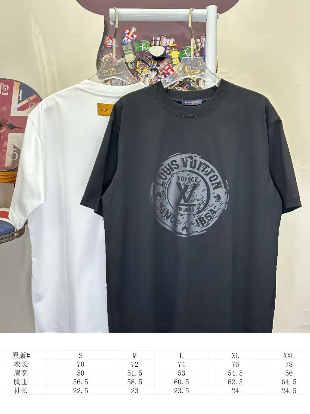 LOUIS VUITTON L26615 Short Sleeve T-Shirt Style 1