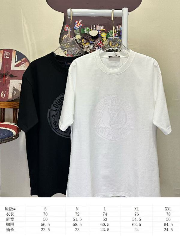LOUIS VUITTON L26615 Short Sleeve T-Shirt Style 2