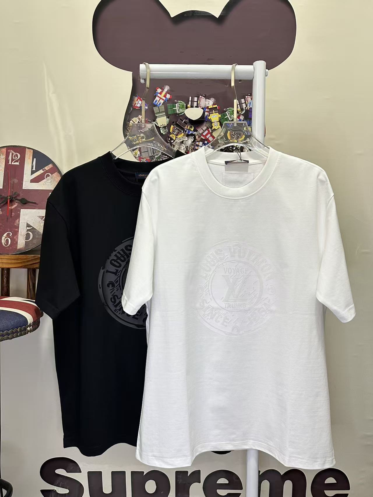LOUIS VUITTON L26615 Short Sleeve T-Shirt Style 2