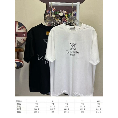 LOUIS VUITTON L26618 Short Sleeve T-Shirt Style 1 02