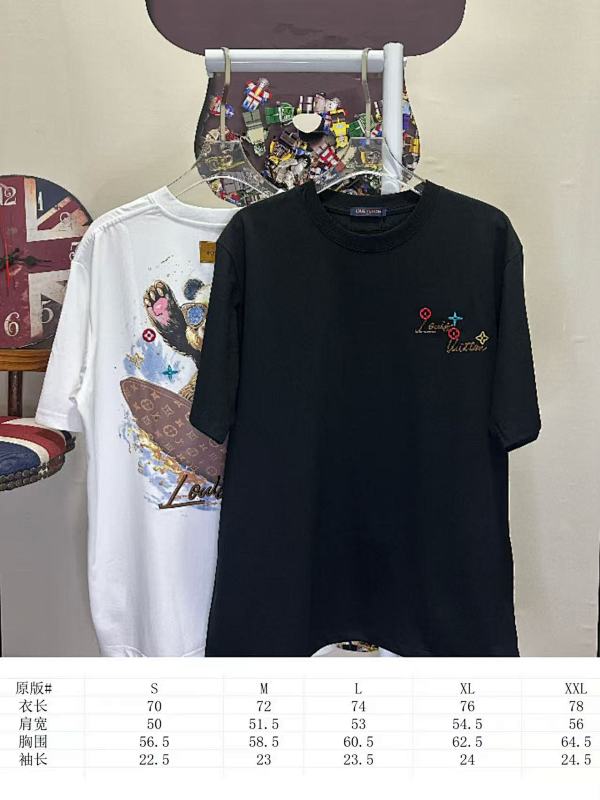 LOUIS VUITTON L26622 Short Sleeve T-Shirt Style 1