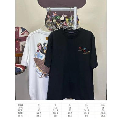 LOUIS VUITTON L26622 Short Sleeve T-Shirt Style 1 02