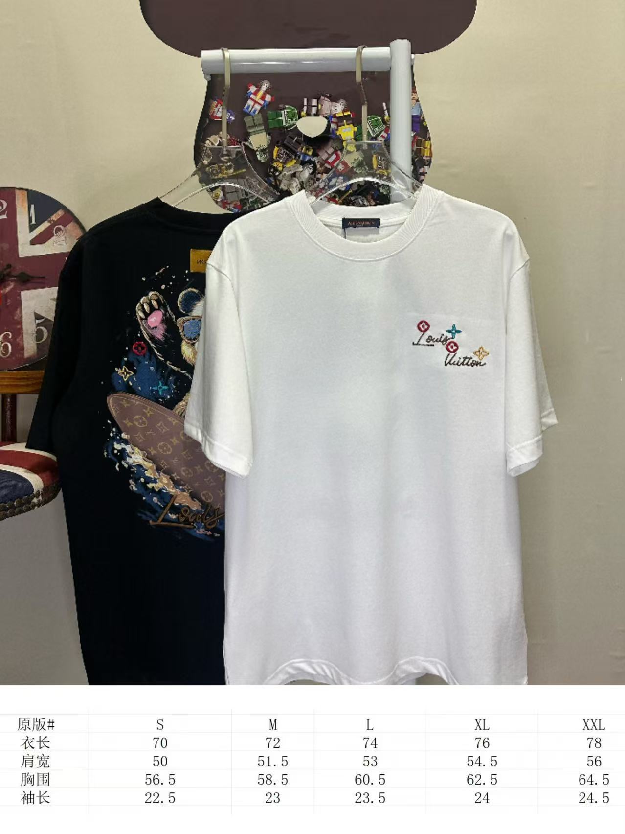 LOUIS VUITTON L26622 Short Sleeve T-Shirt Style 2
