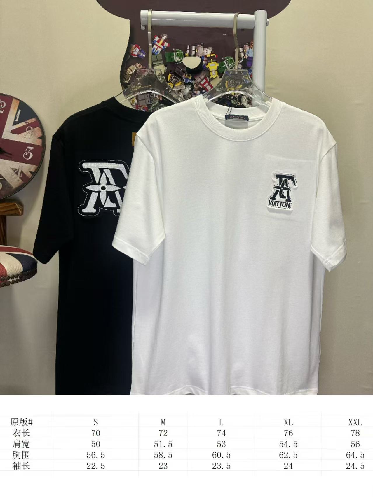 LOUIS VUITTON L26705 Short Sleeve T-Shirt Style 1