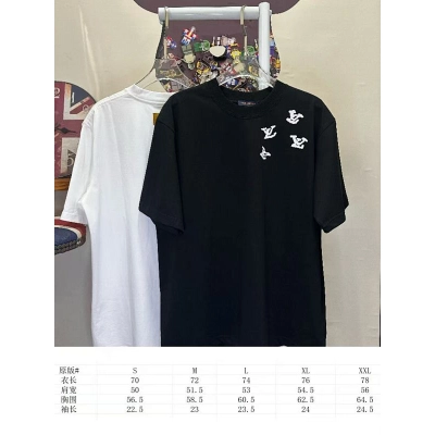 LOUIS VUITTON L26716 Short Sleeve T-Shirt Style 1 02