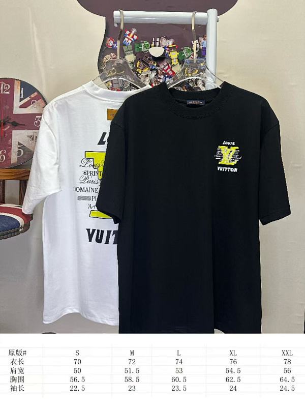 LOUIS VUITTON L26717 Short Sleeve T-Shirt Style 1