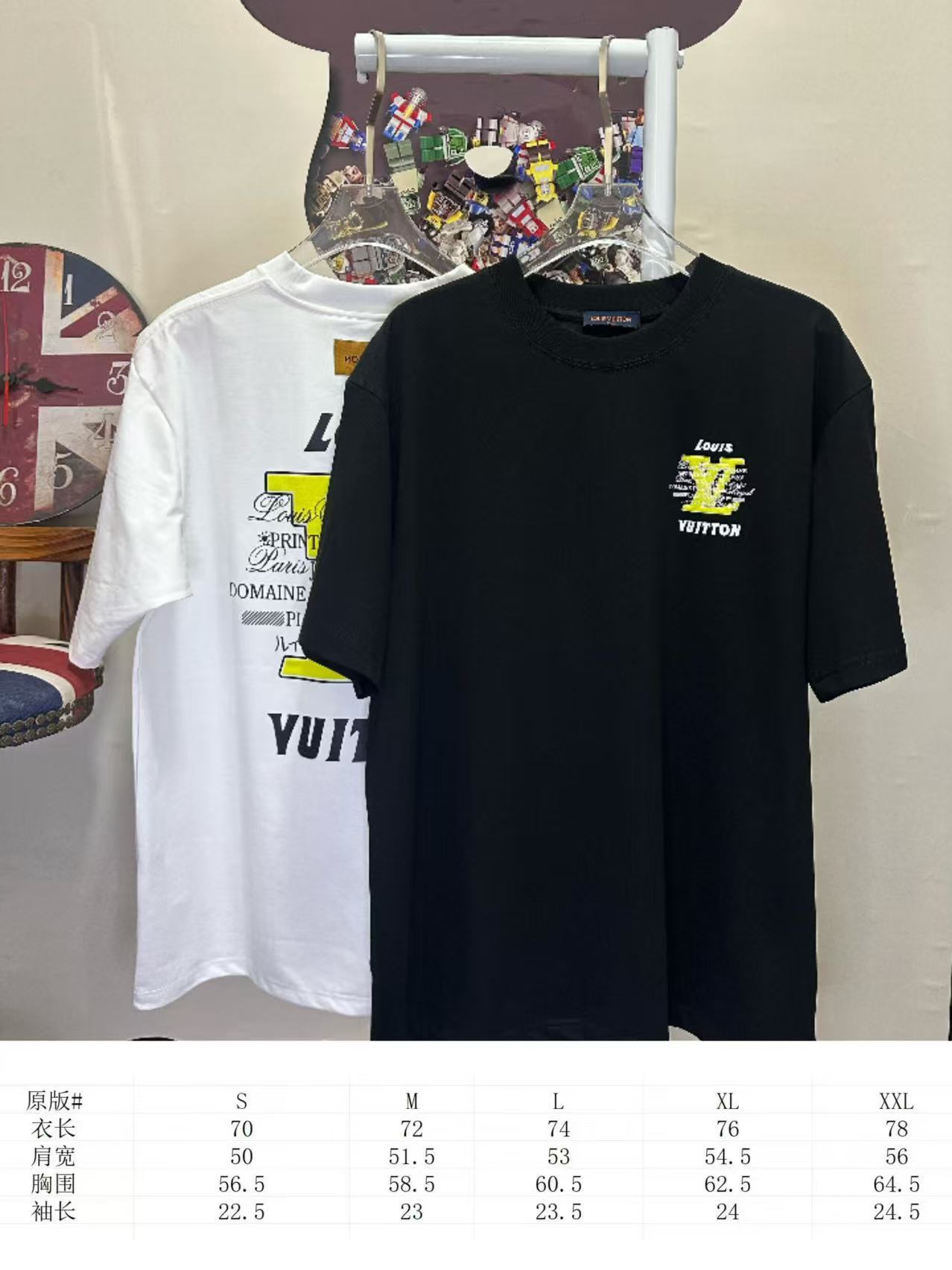 LOUIS VUITTON L26717 Short Sleeve T-Shirt Style 1