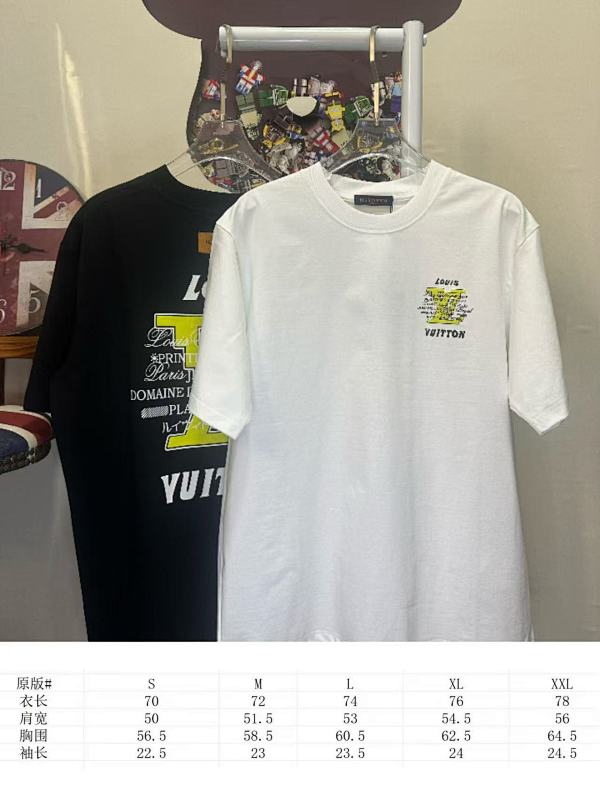LOUIS VUITTON L26717 Short Sleeve T-Shirt Style 2