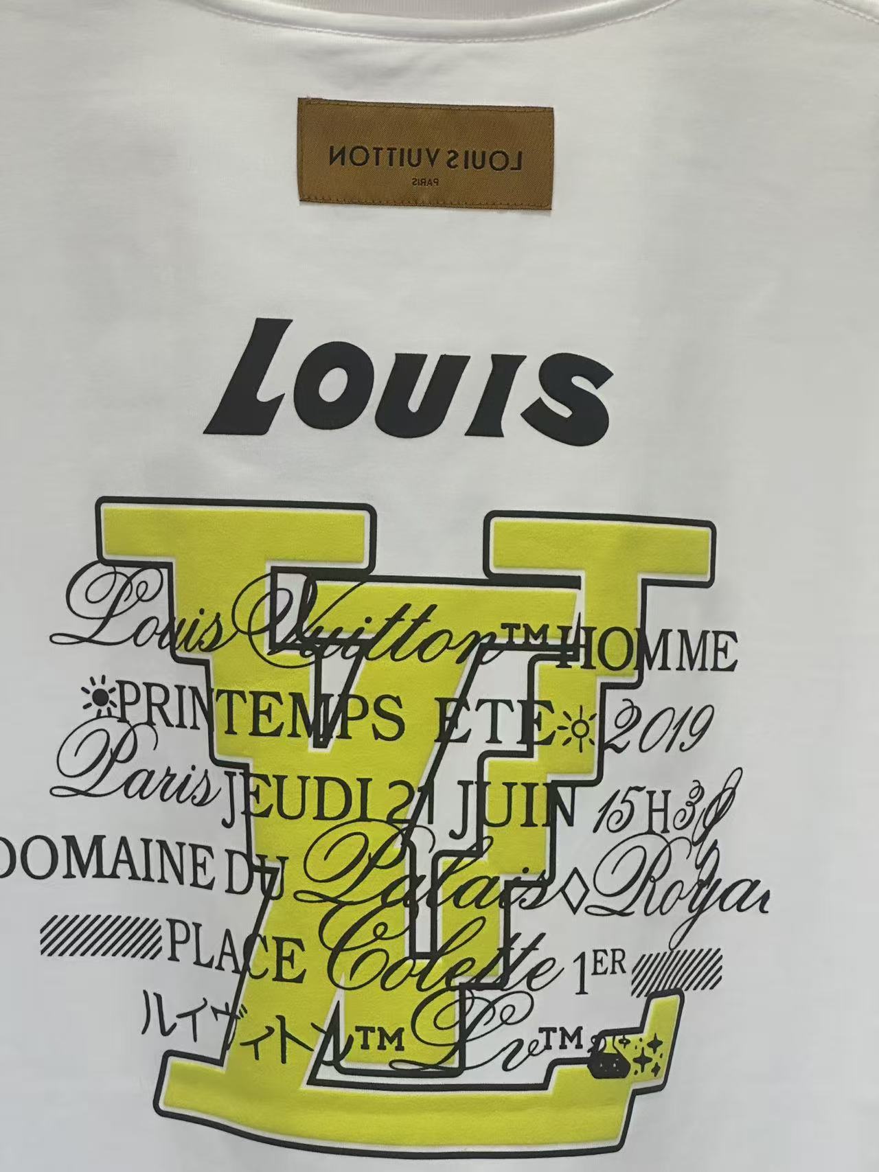 LOUIS VUITTON L26717 Short Sleeve T-Shirt Style 2