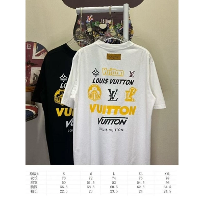 LOUIS VUITTON L26718 Short Sleeve T-Shirt Style 2 02