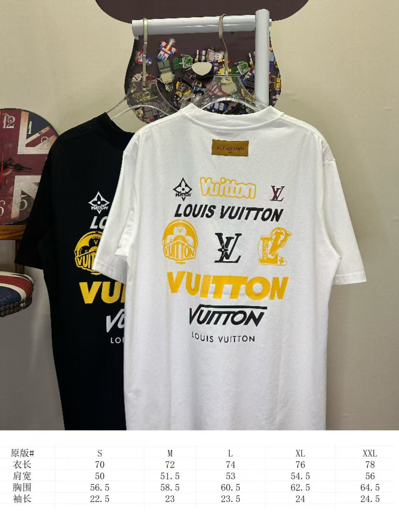 LOUIS VUITTON L26718 Short Sleeve T-Shirt Style 2