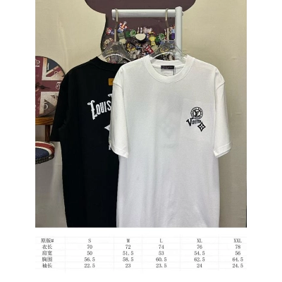 LOUIS VUITTON L26726 Short Sleeve T-Shirt Style 2 02