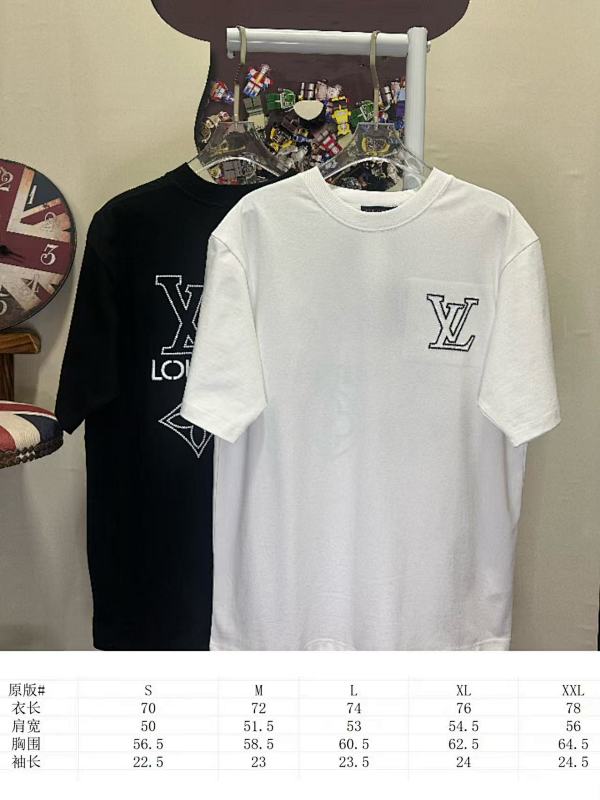 LOUIS VUITTON L26727 Short Sleeve T-Shirt Style 1