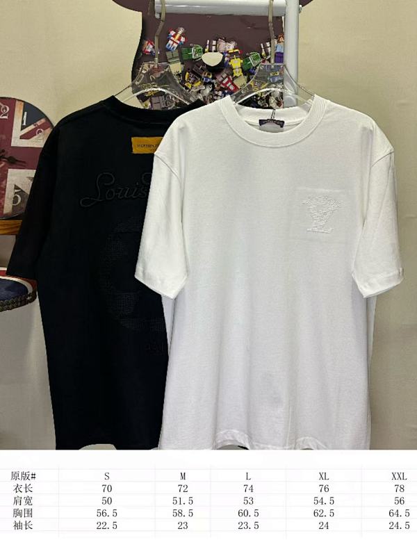 LOUIS VUITTON L26728 Short Sleeve T-Shirt Style 1