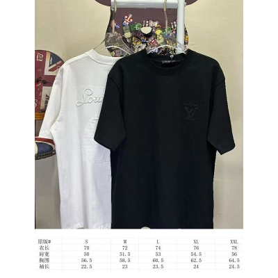 LOUIS VUITTON L26728 Short Sleeve T-Shirt Style 2 02