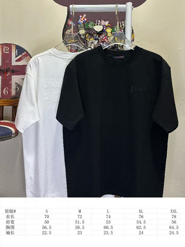 LOUIS VUITTON L26757 Short Sleeve T-Shirt Style 1