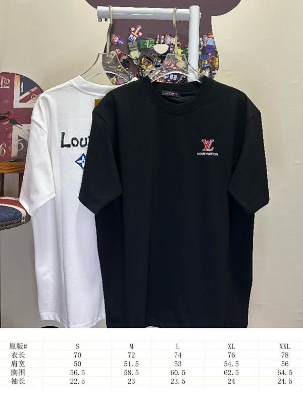 LOUIS VUITTON L26767 Short Sleeve T-Shirt Style 2