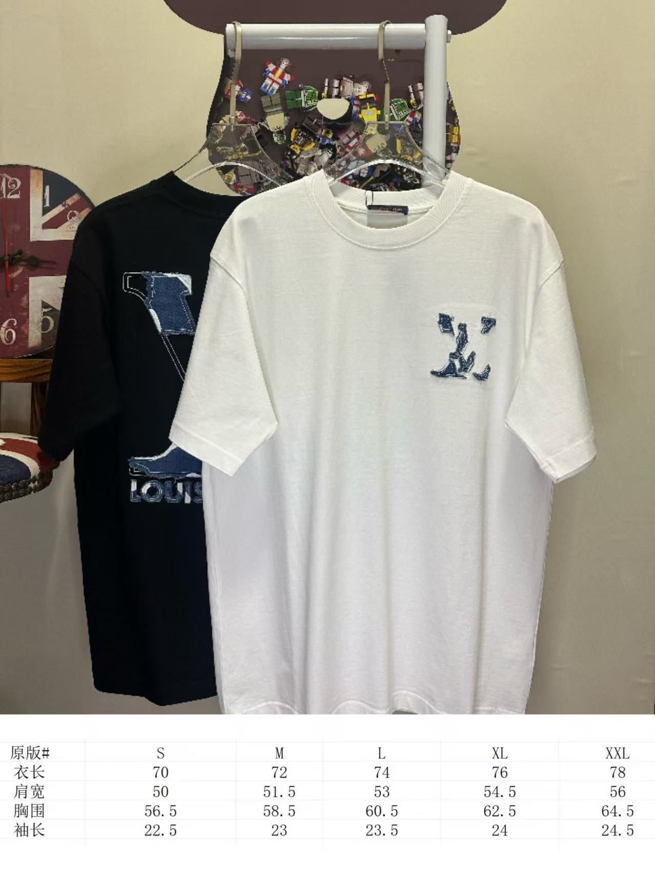 LOUIS VUITTON L26770 Short Sleeve T-Shirt Style 1