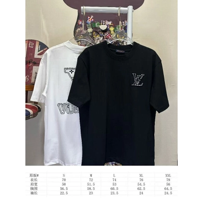 LOUIS VUITTON L26806 Short Sleeve T-Shirt Style 1 02