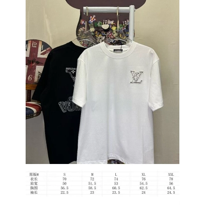 LOUIS VUITTON L26806 Short Sleeve T-Shirt Style 2 02