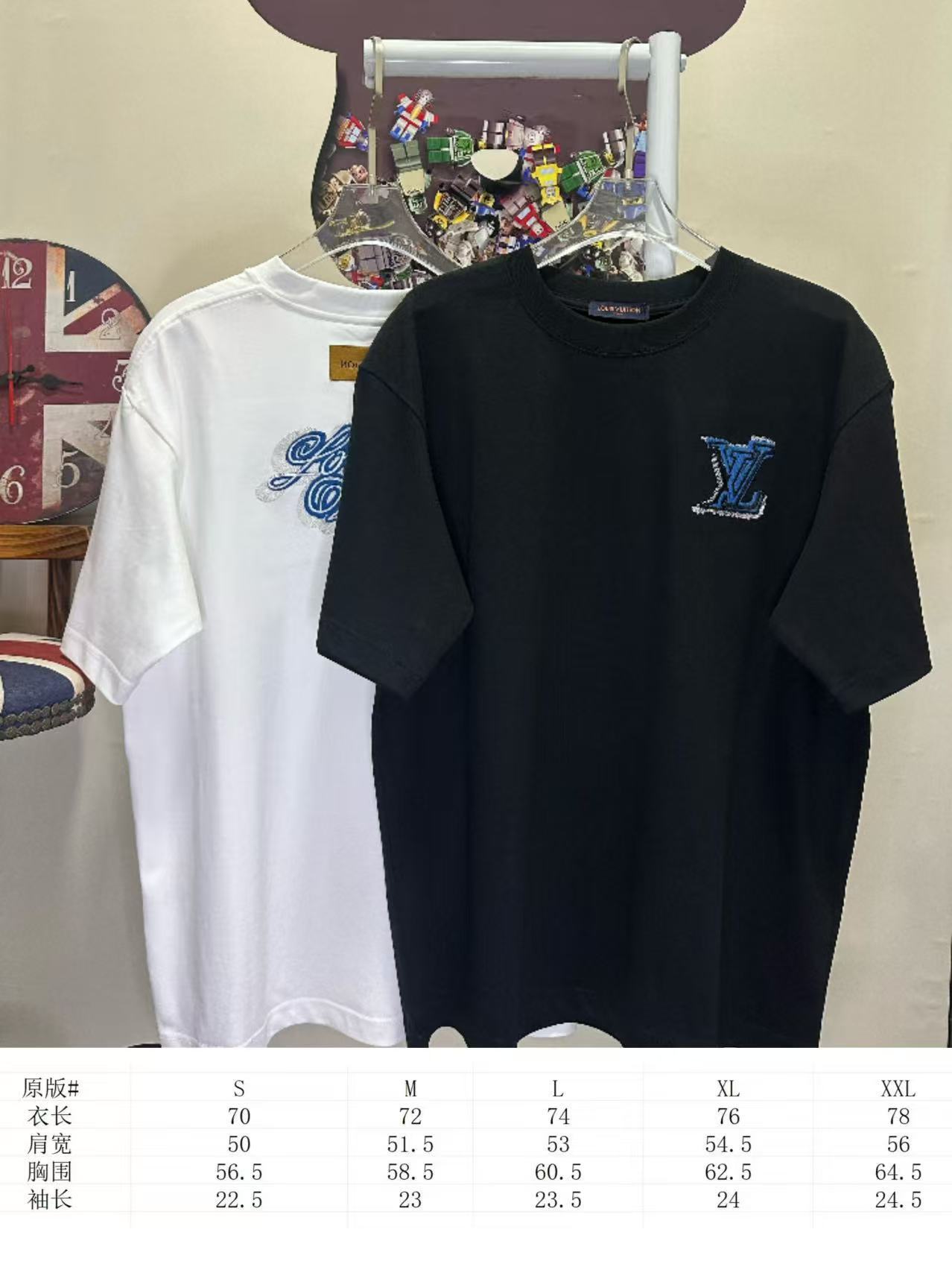 LOUIS VUITTON L26816 Short Sleeve T-Shirt Style 2