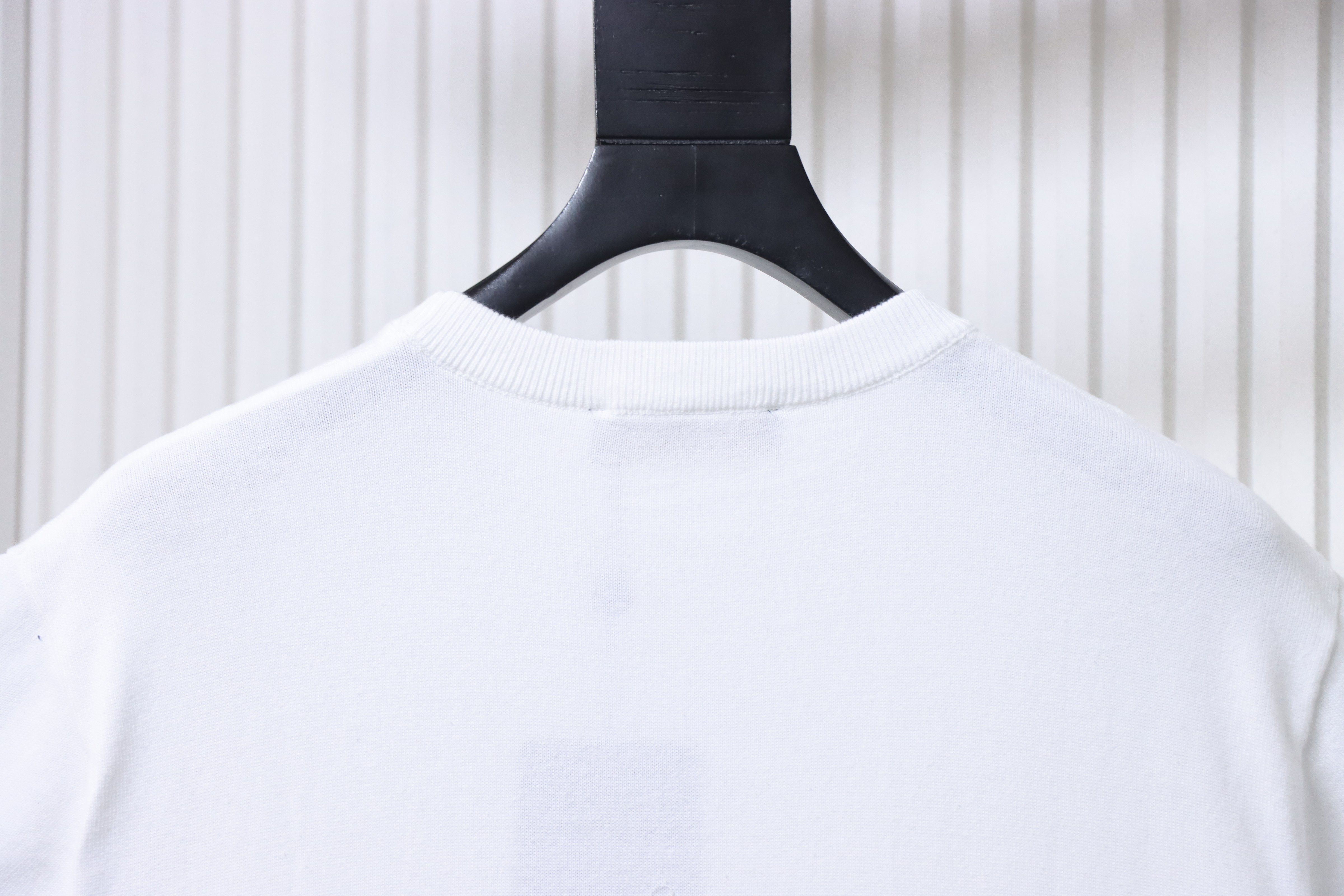 LOUIS VUITTON Letter Checkerboard Hem Short Sleeve T-Shirt
