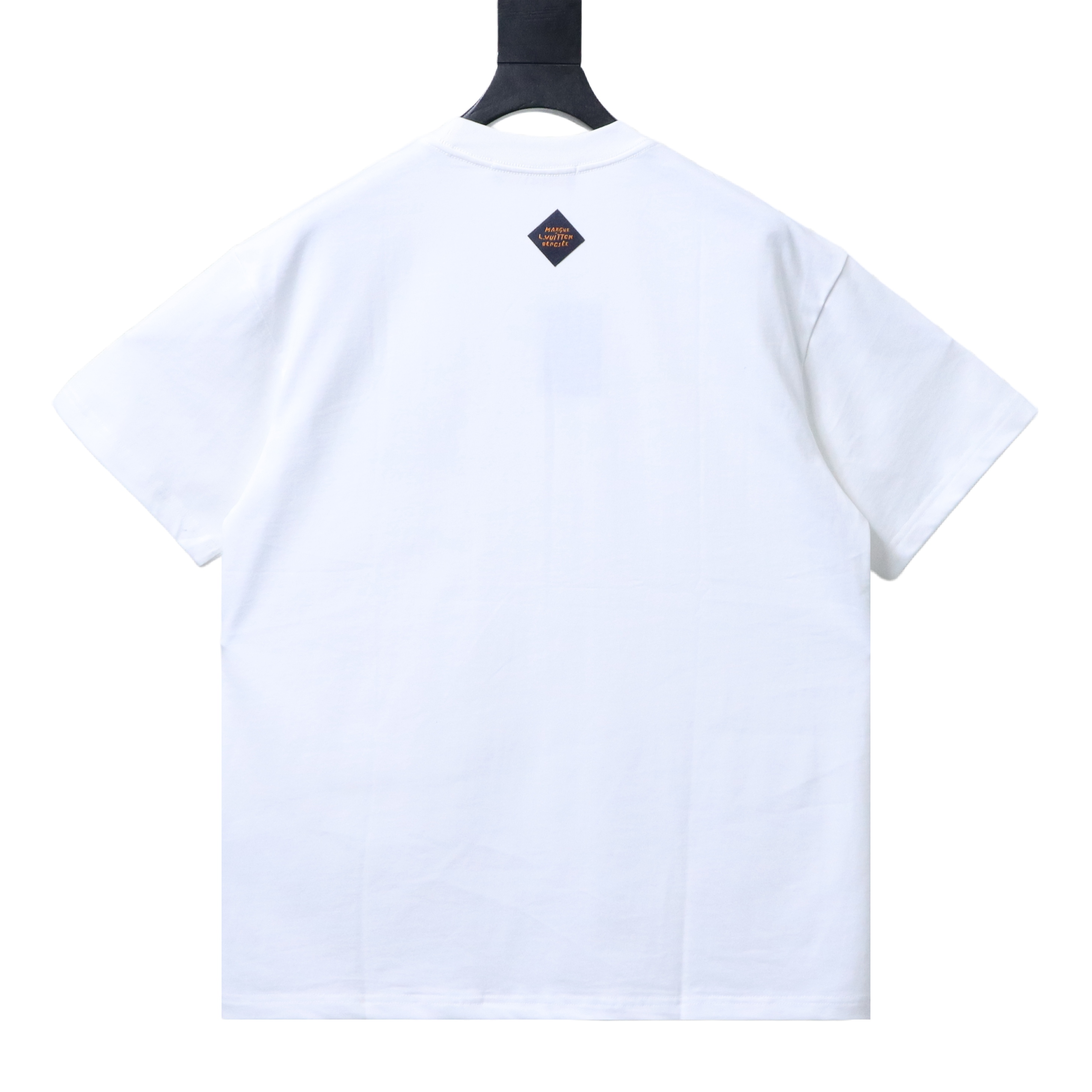 LOUIS VUITTON Letter Embroidery Logo Short Sleeve T-Shirt Style 1