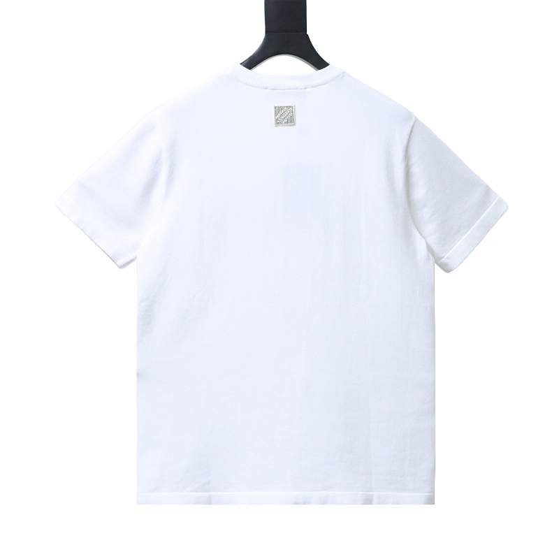 LOUIS VUITTON Letter Embroidery Short Sleeve T-Shirt