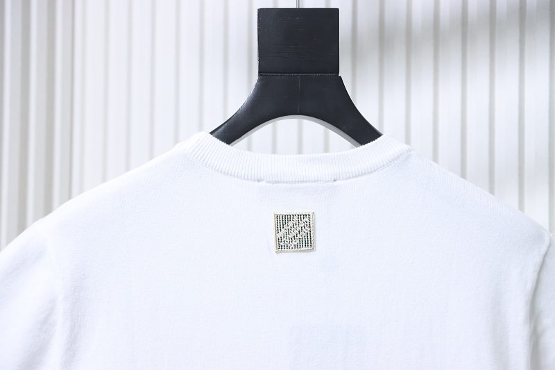 LOUIS VUITTON Letter Embroidery Short Sleeve T-Shirt