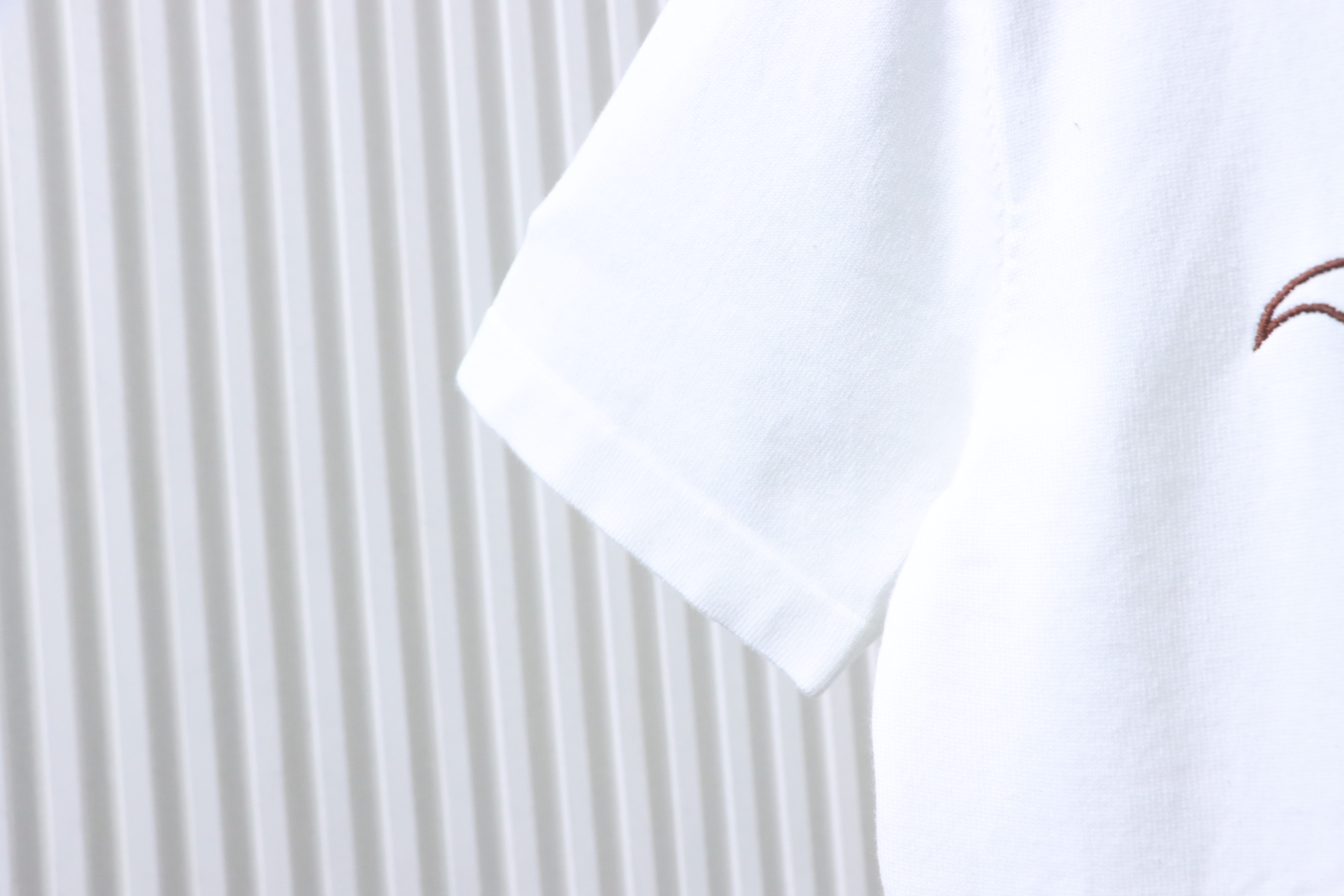 LOUIS VUITTON Letter Embroidery Short Sleeve T-Shirt