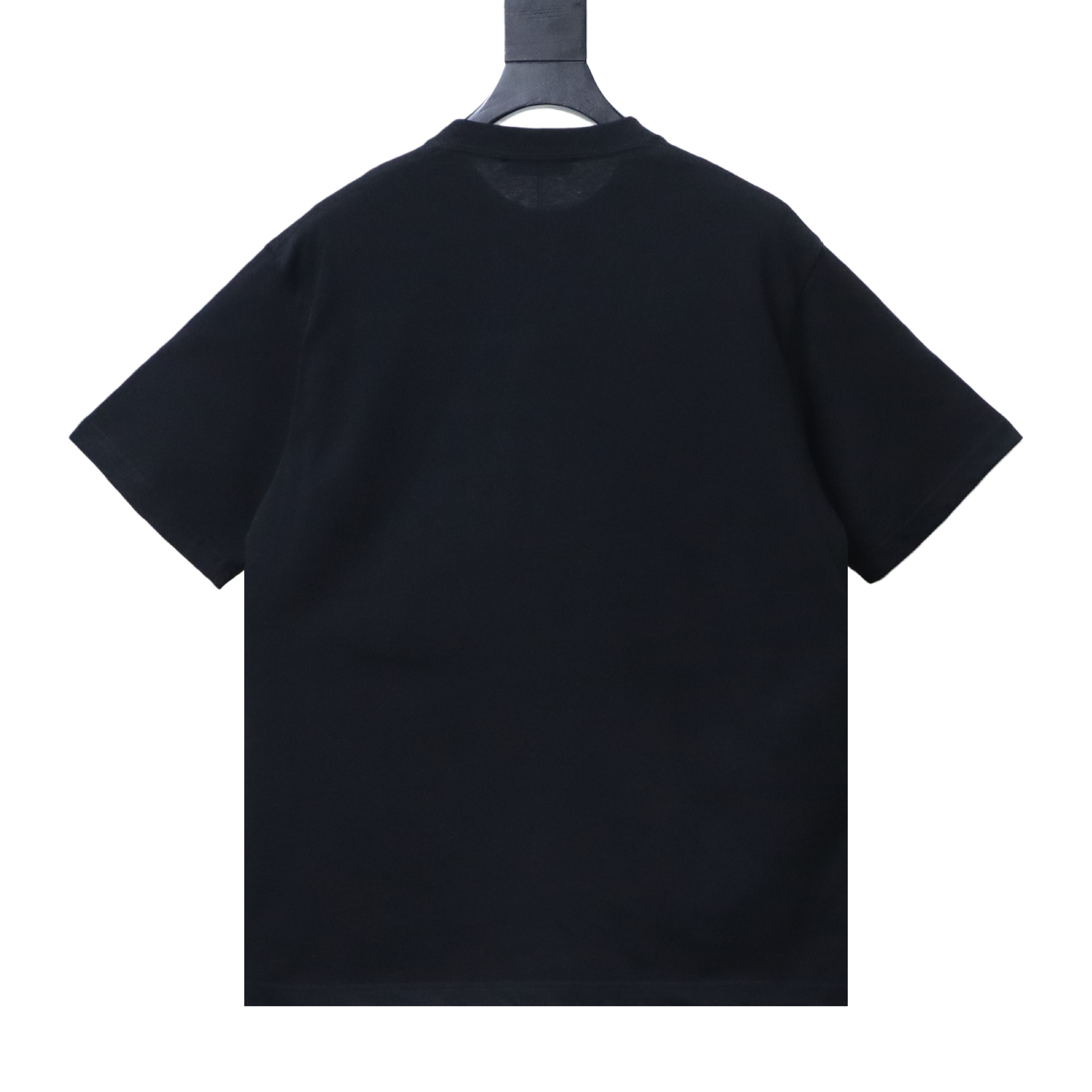 LOUIS VUITTON Letter Graffiti Hand-Drawn Black Short Sleeve T-Shirt