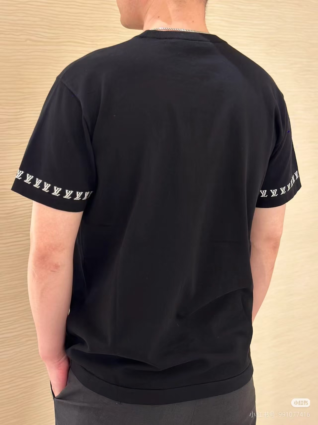 LOUIS VUITTON Letter Logo Short Sleeve T-Shirt