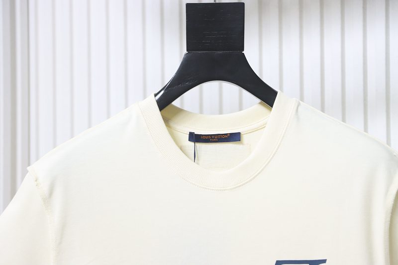 LOUIS VUITTON Letter Print Logo Short Sleeve T-Shirt