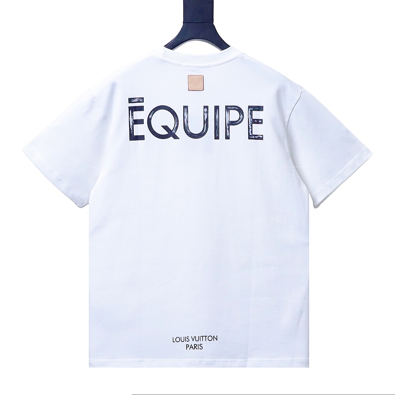 LOUIS VUITTON Letter Print Short Sleeve T-Shirt