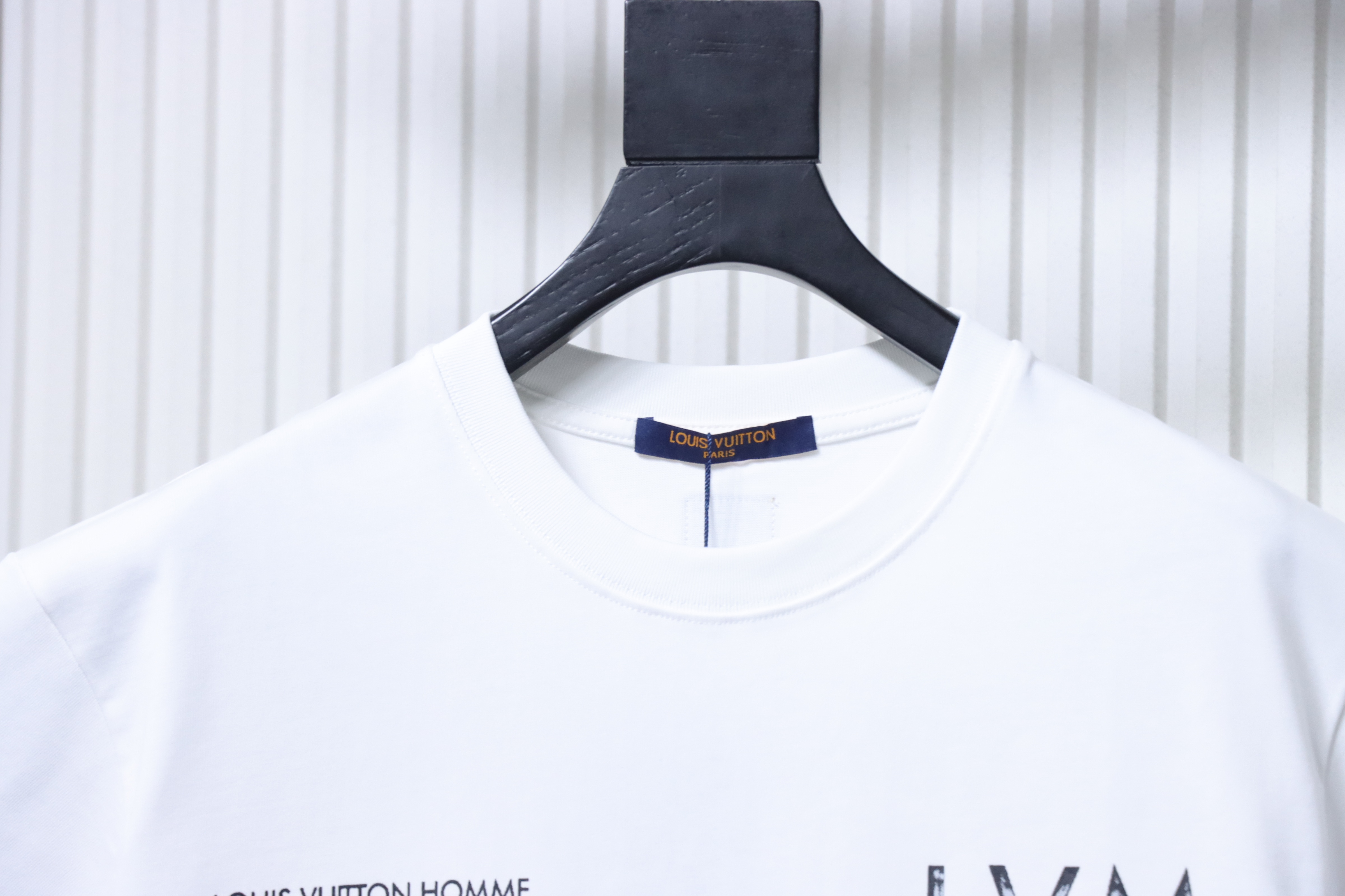 LOUIS VUITTON Letter Print Short Sleeve T-Shirt