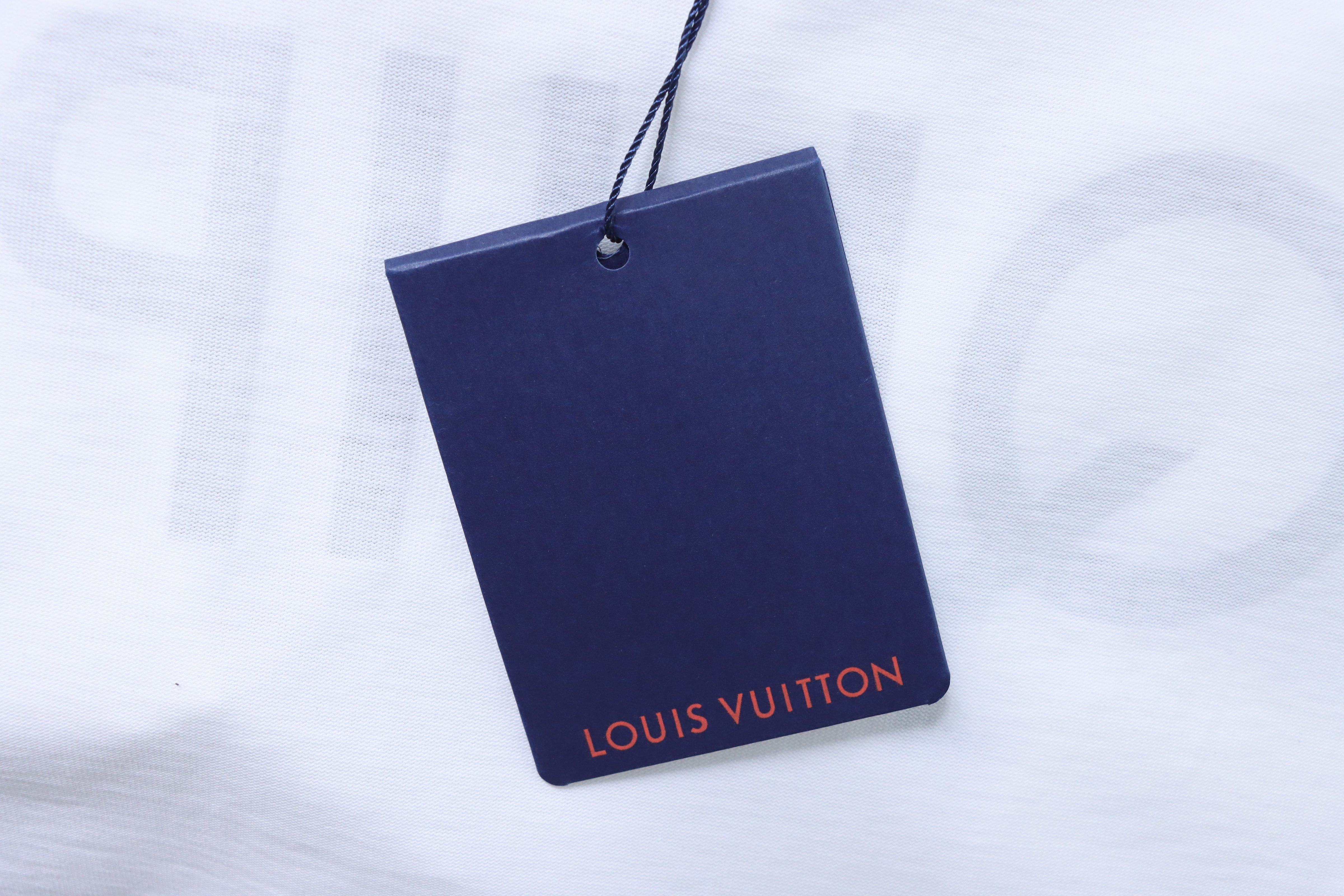 LOUIS VUITTON Letter Print Short Sleeve T-Shirt