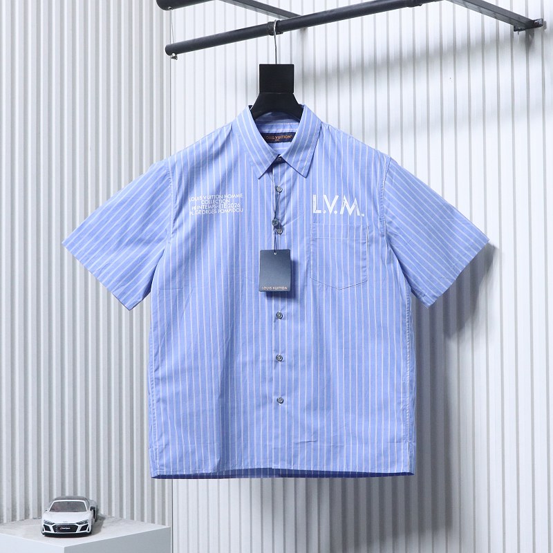 LOUIS VUITTON Letter Short Sleeve Shirt