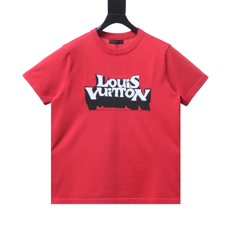 LOUIS VUITTON Letter Short Sleeve T-Shirt Style 2